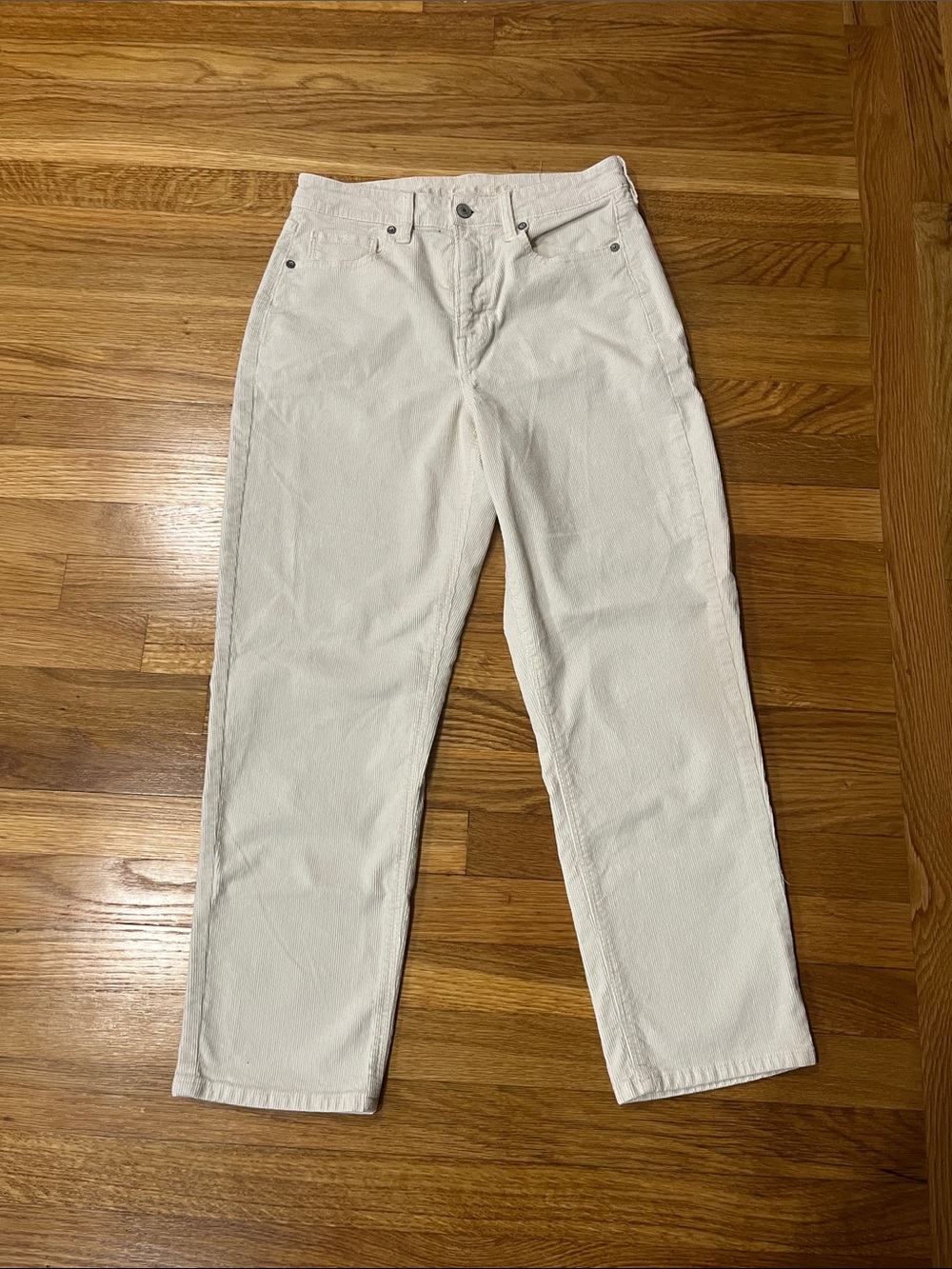 American Eagle Corduroy Straight Mom Jean